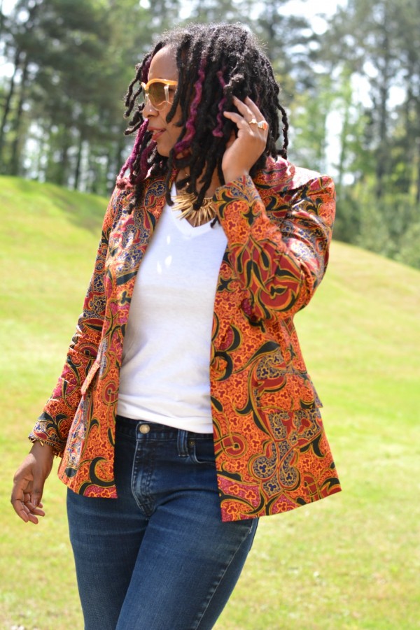 Ankara Blazer African Print | 40plusstyle.com