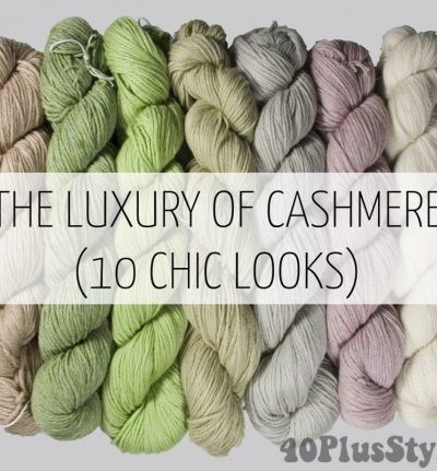 Cashmere Luxury Chic Winter Looks | 40plusstyle.com