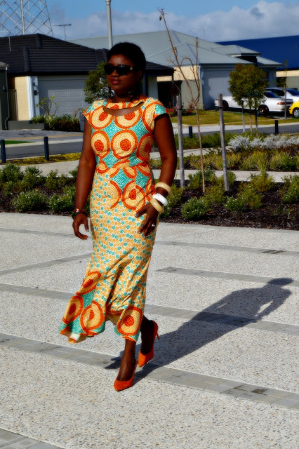 African print dress | 40plusstyle.com