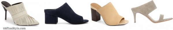 high heel mules spring trends | 40plusstyle.com