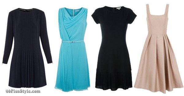 pleated dress spring trends | 40plusstyle.com