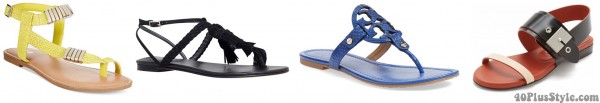 flat sandals spring trends | 40plusstyle.com