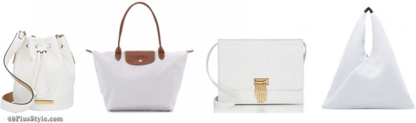 white bags spring trends | 40plusstyle.com