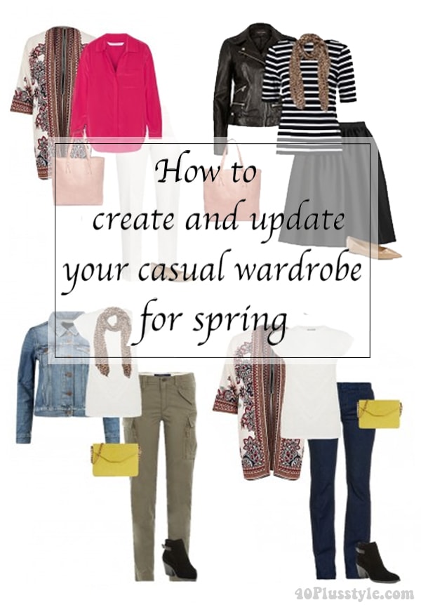 How To Create And Update Your Casual Wardrobe For Spring | 40plusstyle.com