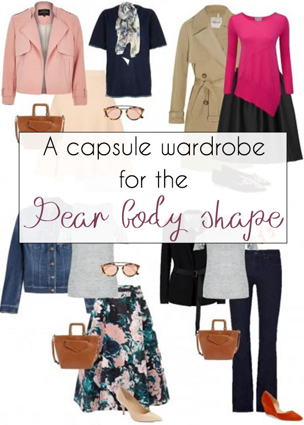 A capsule wardrobe for the pear body shape