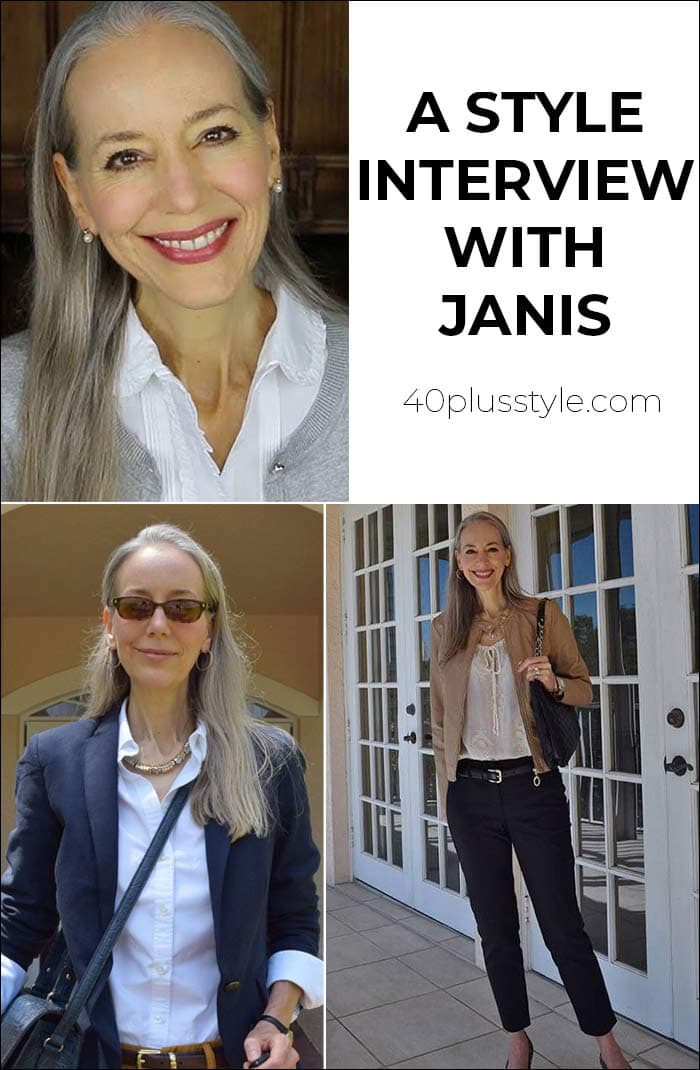 A style interview with Janis | 40plusstyle.com