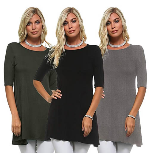 Cover your arms with 3/4 or 2/4 sleeves | 40plusstyle.com