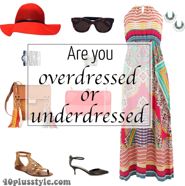 How to know if you're overdressed or underdressed | 40plusstyle.com