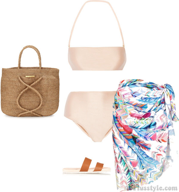 How to wear a sarong at the beach | 40plusstyle.com