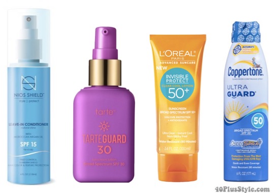 Sunscreen and beach wear tips | 40plusstyle.com