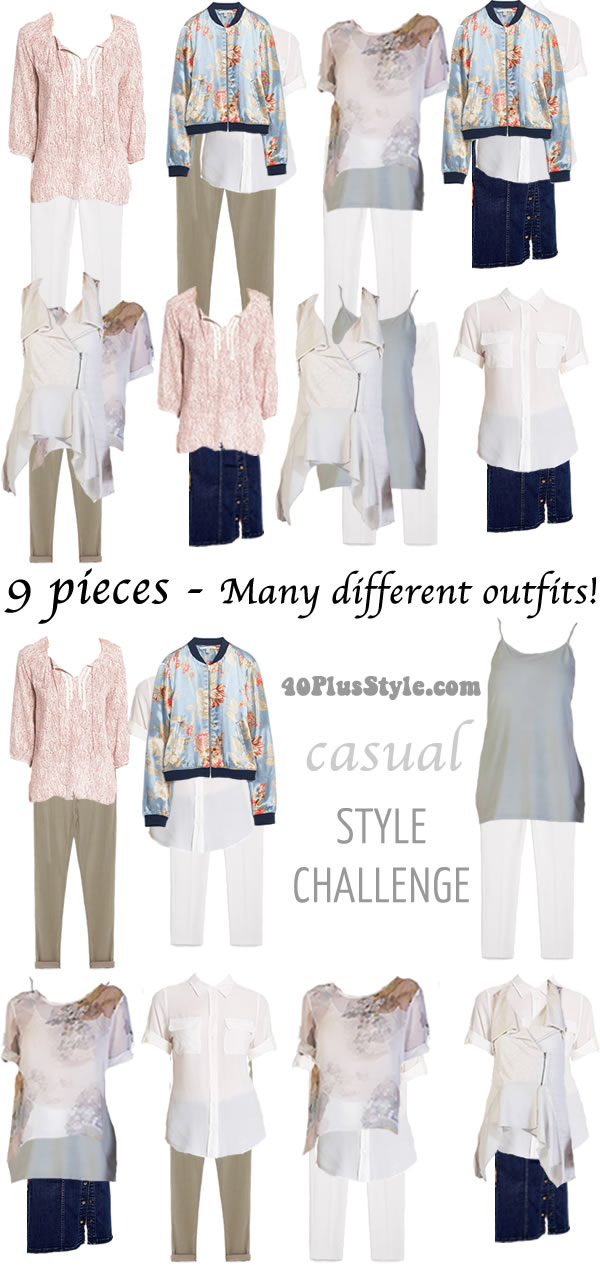 Casual Summer Style Challenge | 40plusstyle.com