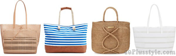 Different kinds of tote bags for the beach | 40plusstyle.com