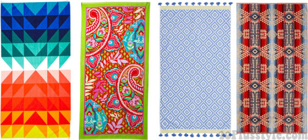 Chic beach towels for the beach | 40plusstyle.com