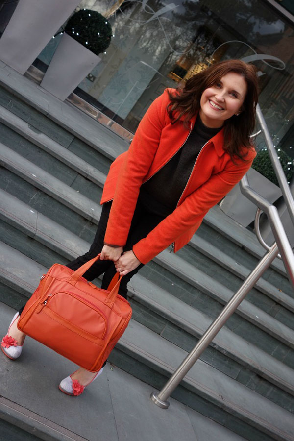 Inspiration on how to wear orange | 40plusstyle.com