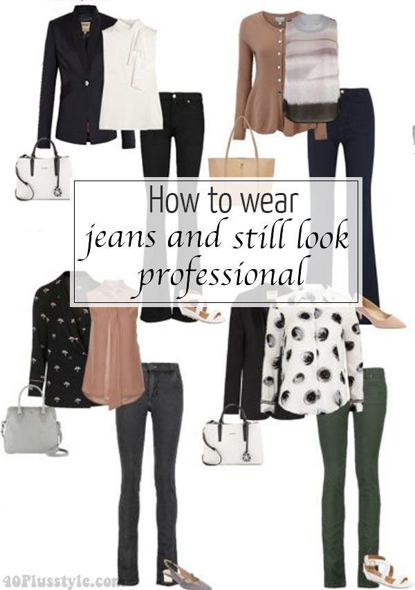 How to wear jeans to work and still look professional