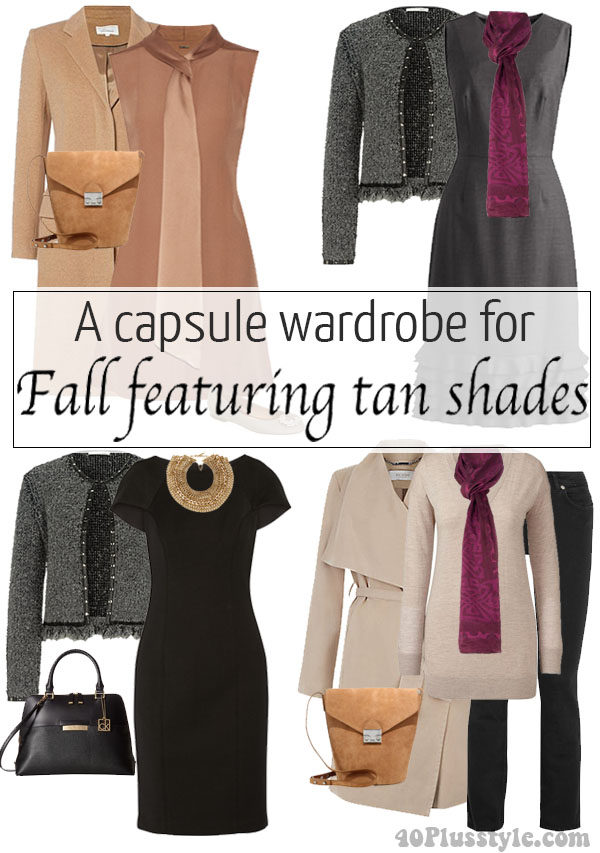 a capsule wardrobe for fall | 40plusstyle.com