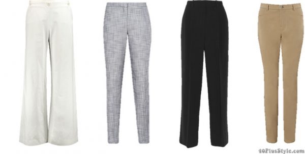 How to dress like Christine Lagarde style guide: wide leg tailored pants | 40plusstyle.com