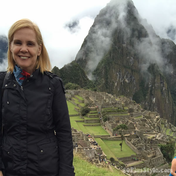 Machu Pichu travel tip: wind jackets | 40plusstyle.com