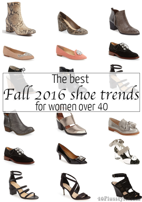 The best fall 2016 shoe trends for women over 40