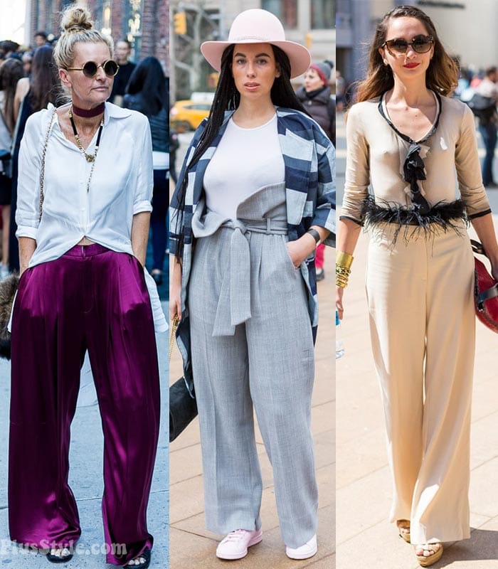 Streetstyle inspiration: 3 wide legged pants outfits – which is your favorite?