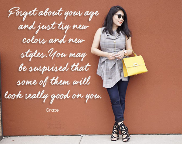 Color and Grace Style Interview quote | 40plusstyle.com