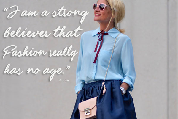 Style interview quote: Funky Forty | 40plusstyle.com