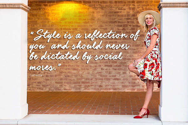 Catherine's style interview quote | 40plusstyle.com