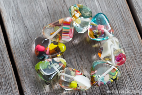 colorful bracelt by Suzanne Carillo | 40plusstyle.com