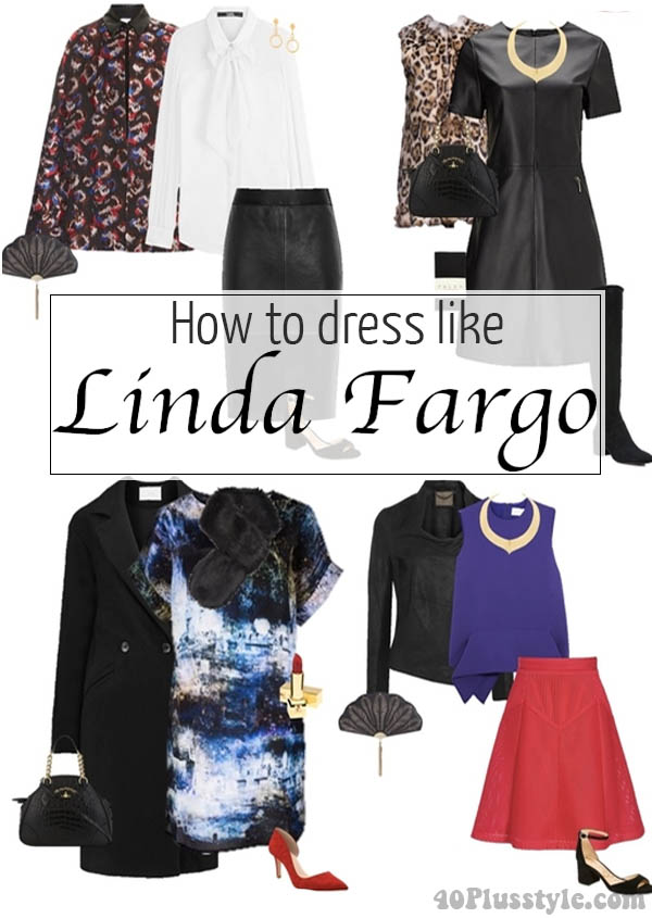 How to dress like Linda Fargo - a 10 outfit capsule wardrobe | 40plusstyle.com