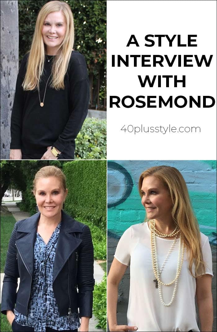A style interview with Rosemond | 40plusstyle.com