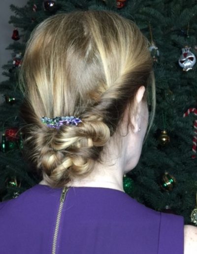 Party hairstyles - An easy updo for women over 40 40plusstyle.com