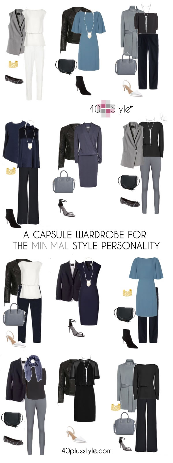 A capsule wardrobe for the minimalist style personality