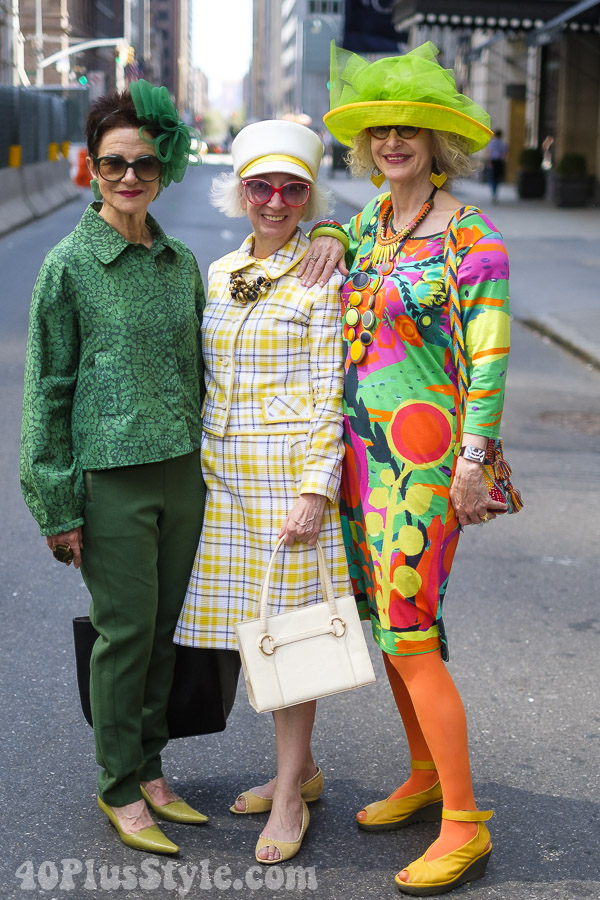More fun and chic looks at the New York Easter Parade | 40plusstyle.com