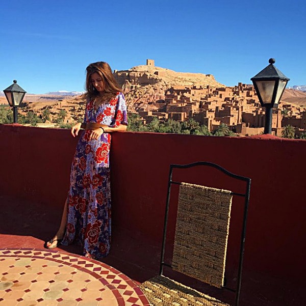 Modern nomad chic Kimono Dress Cynthia Paez Bowman Morocco Ait Ben Haiddou | 40+ Style
