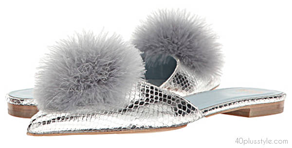 Evening out slippers | 40plusstyle.com