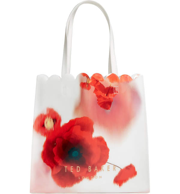 Ted Baker folding tote bag | 40plusstyle.com