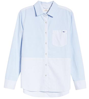 Vineyard Vines button-up shirt | 40plusstyle.com