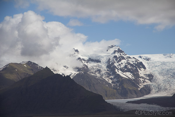 Snow and mountain view | 40plusstyle.com