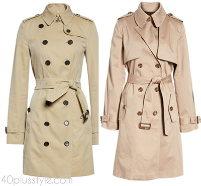 Items to splurge on: a stylish trench coat | 40plusstyle.com