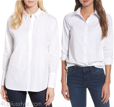 Items to splurge on: classic white blouses | 40plusstyle.com