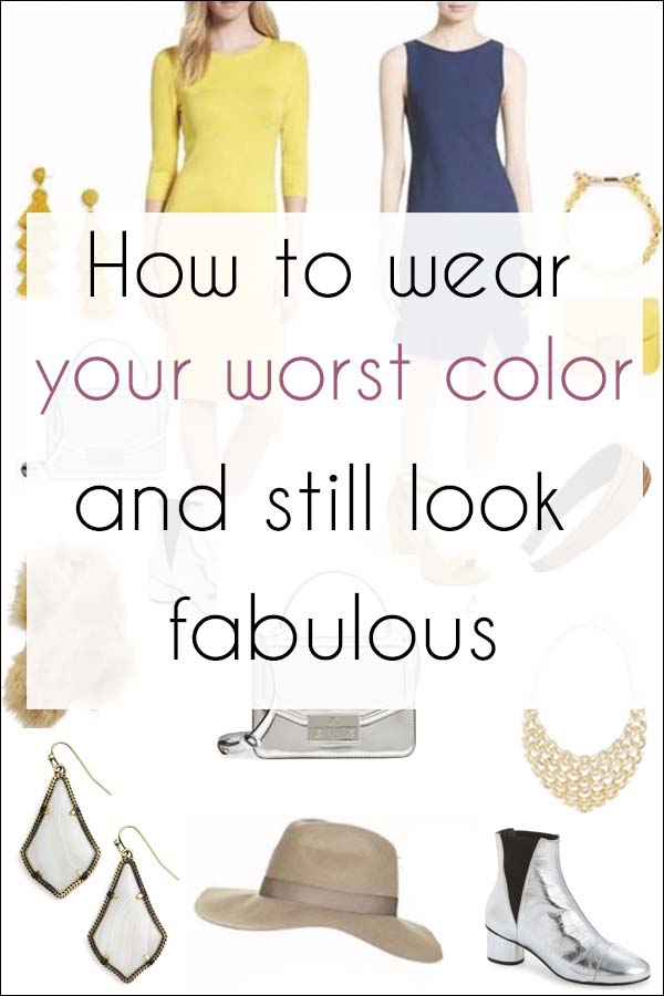 How to wear your worst color and still look fabulous | 40plusstyle.com