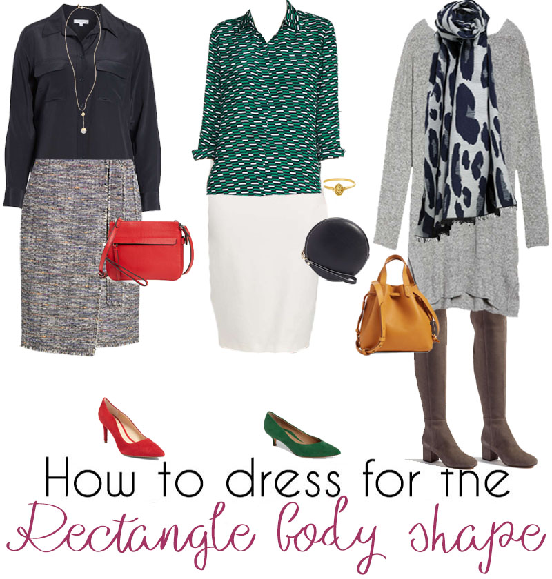 dresses for rectangle shape body