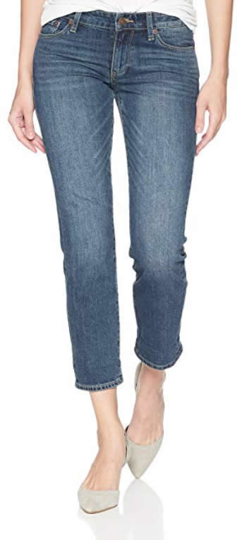 Lucky brand cropped jeans | 40plusstyle.com