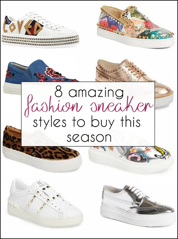 8 amazing fashion sneaker styles to try this season | 40plusstyle.com