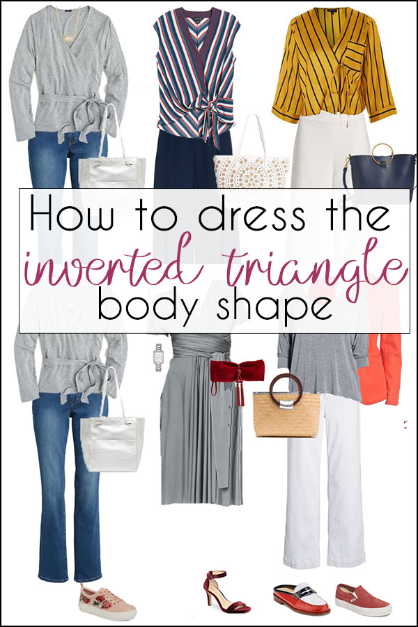 How to dress the inverted triangle body shape – learn how to dress for ...