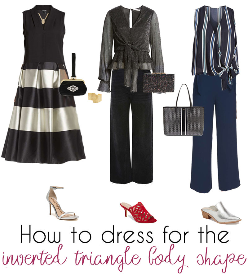 dress style for inverted triangle shape