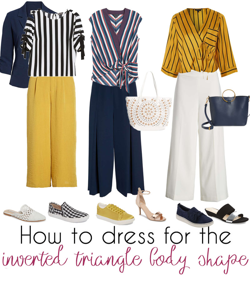 dress style for inverted triangle shape