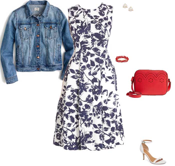 Floral dress to wear for Mother's Day brunch | 40plusstyle.com