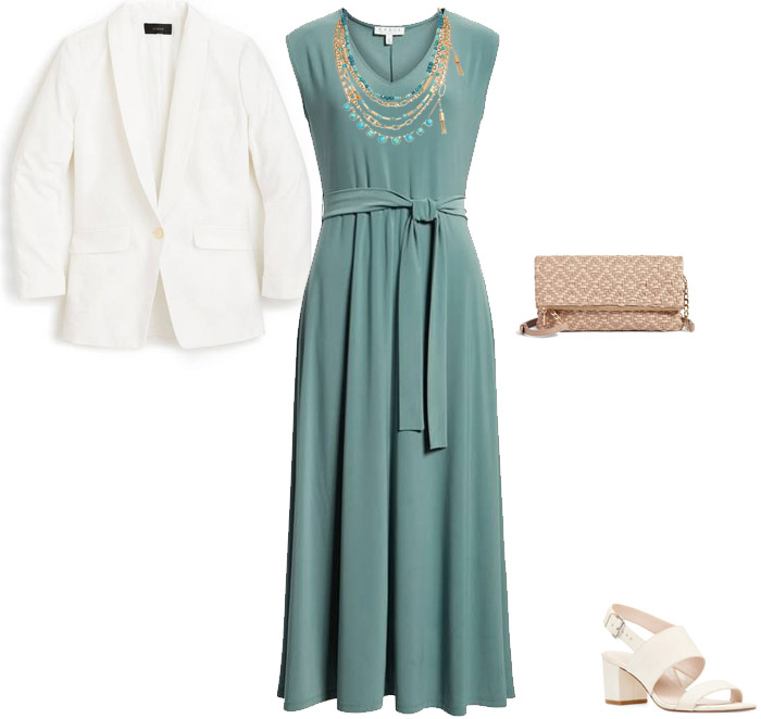 Maxi dress outfit to wear for Mother's Day brunch | 40plusstyle.com