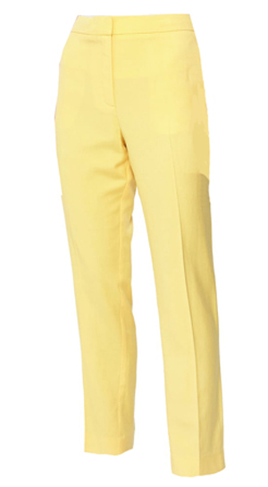 yellow pants and shirt